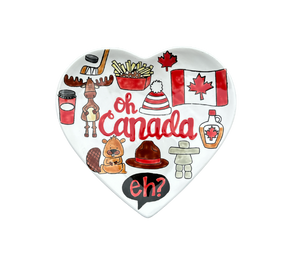 Beverly Hills Canada Heart Plate