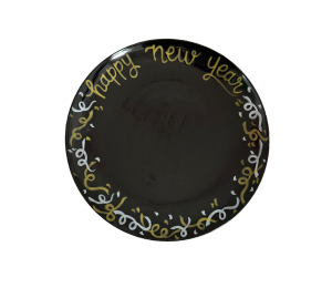 Beverly Hills New Year Confetti Plate