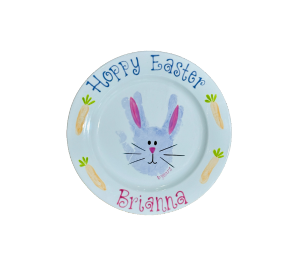Beverly Hills Easter Bunny Plate