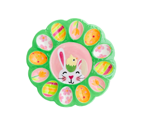 Beverly Hills Easter Sherbet Egg Plate