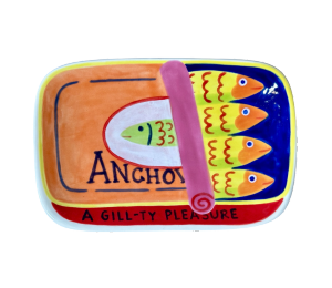 Beverly Hills Anchovies App Plate
