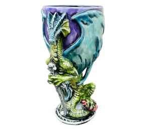 Beverly Hills Antique Dragon Goblet