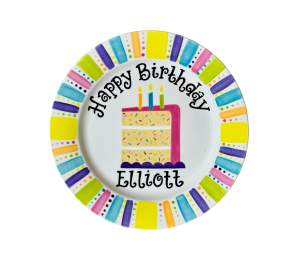 Beverly Hills Birthday Cake Plate