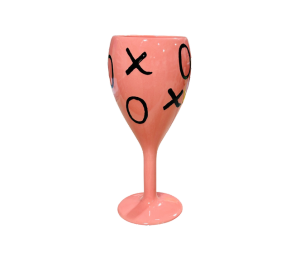 Beverly Hills XOXO Wine Glass